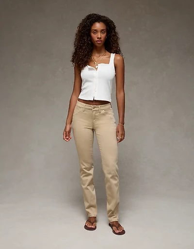 Pantalon moulant à taille haute extensible AE