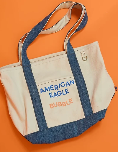 AE x Bubble Canvas Tote Bag