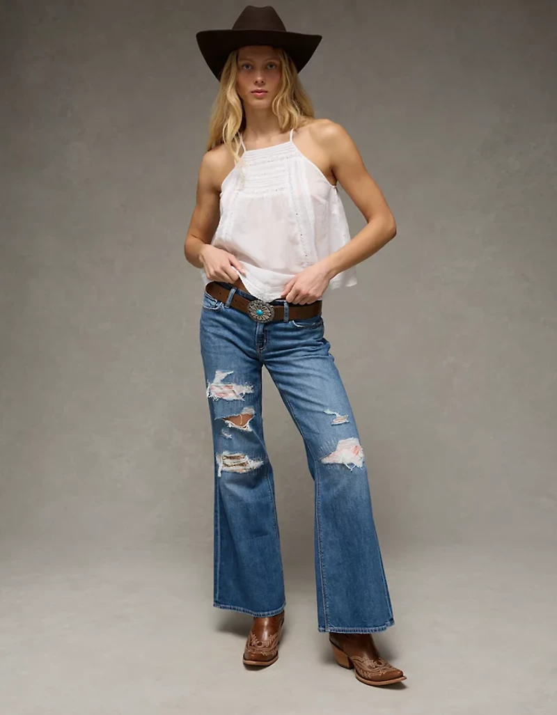 AE x Stagecoach Embossed Leather Belt