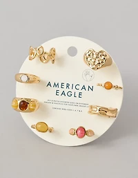 AE Neutral Stone Rings 8-Pack