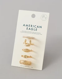 AE Ensemble de 5 bagues western