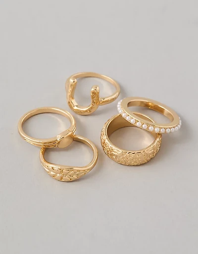 AE Ensemble de 5 bagues western