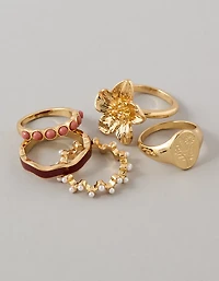 AE Floral Rings 5-Pack