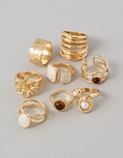 AE Floral Rings 8-Pack