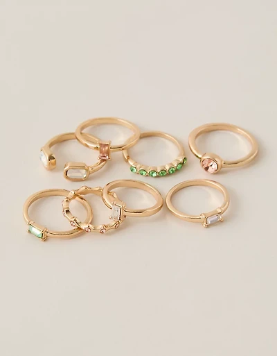 AE Delicate Rings 8-Pack