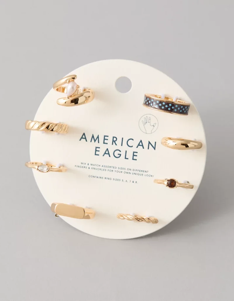 AEO Dot Rings 8-Pack