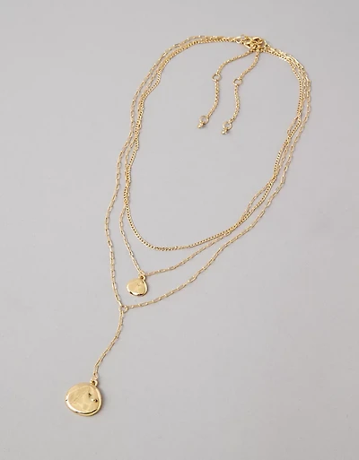 AEO Disc Necklace 2-Pack