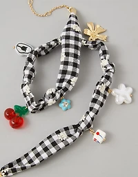 Collier à breloque en guingan AEO