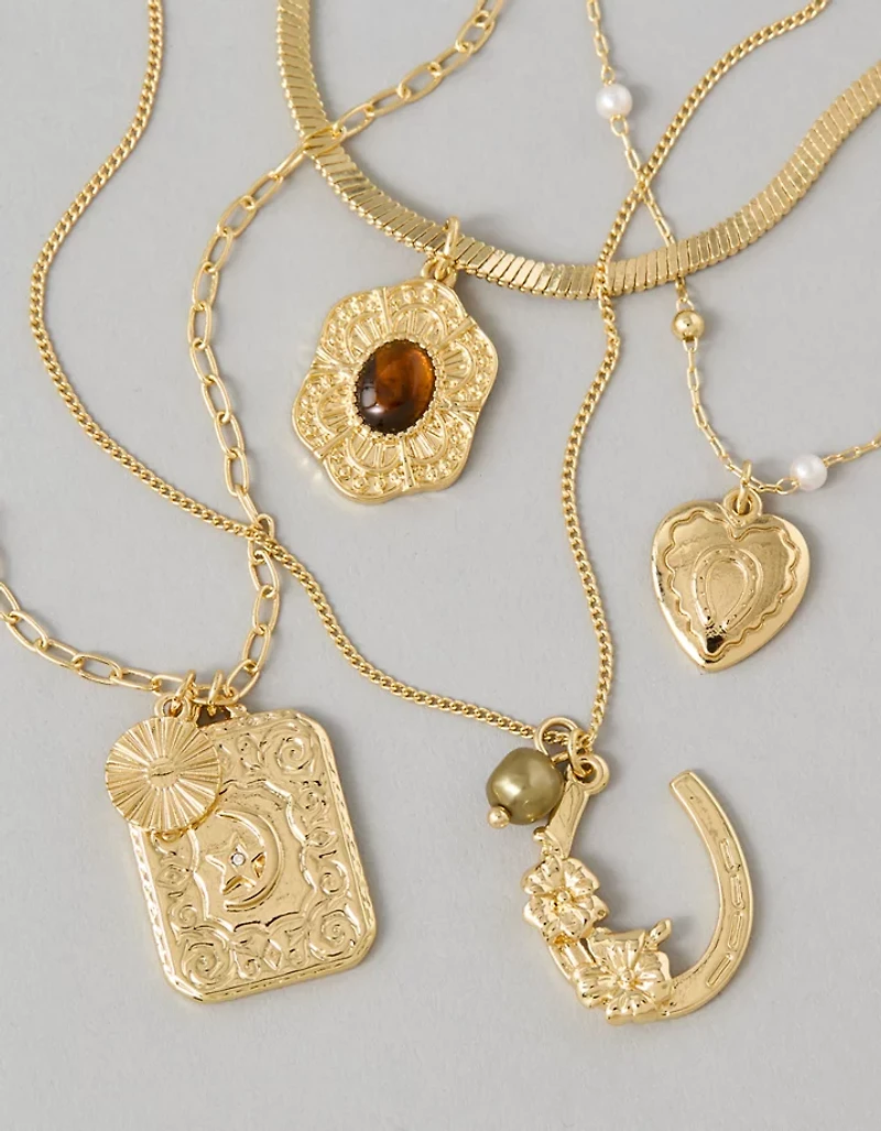 AE Semi Precious Layering Necklace