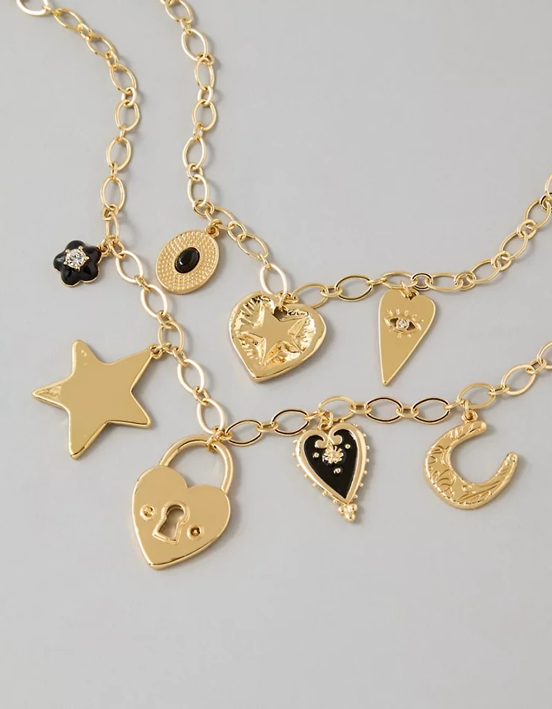 Collier superposé avec barre AE