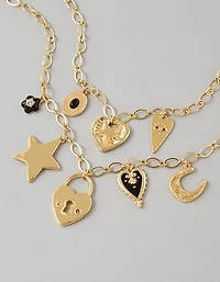 Collier superposé avec barre AE