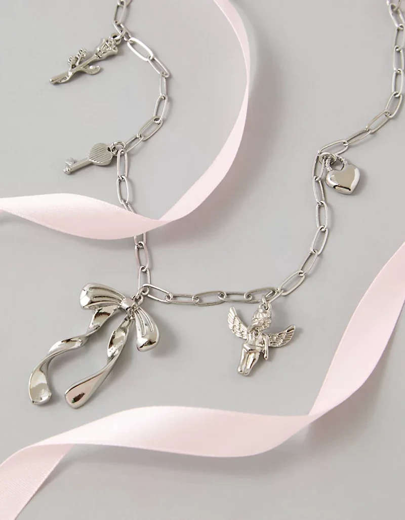 AE Silver Tie-Back Necklace