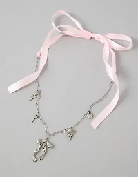 AE Silver Tie-Back Necklace