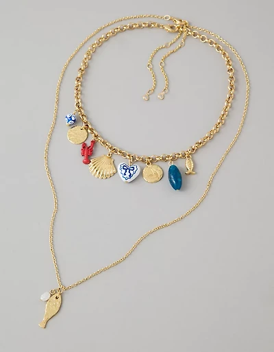 AE Pendant & Charm Necklaces 2-Pack