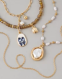 AE Mixed Media Necklace 4-Pack