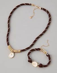 AE Cord Bracelet & Necklace 2-Pack