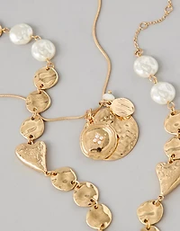 AE Coin & Pearl Necklaces 2-Pack