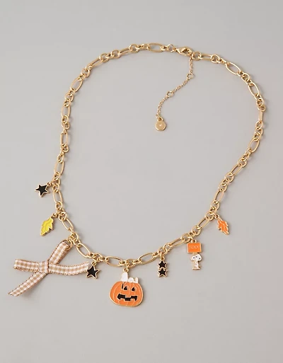 AE Snoopy Fall Charm Necklace