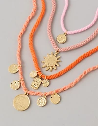 AE Corded Charm Necklaces 5-Pack