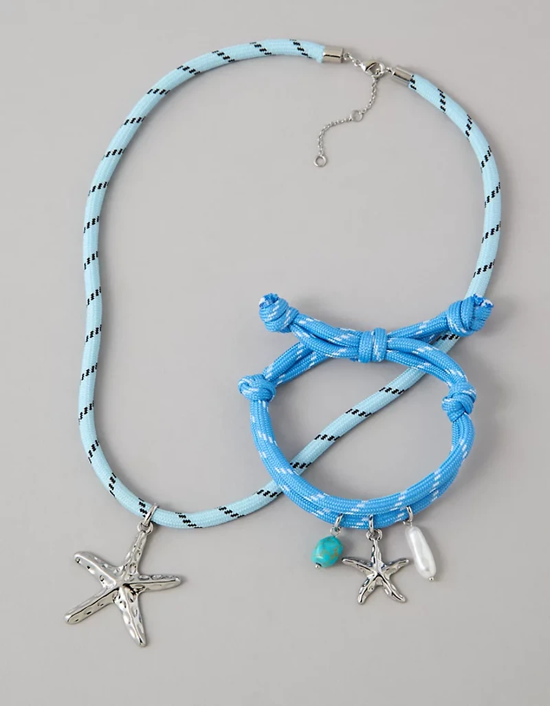 AE Corded Necklace & Bracelet Set