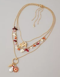 AE Peach Coral Necklace 3-Pack
