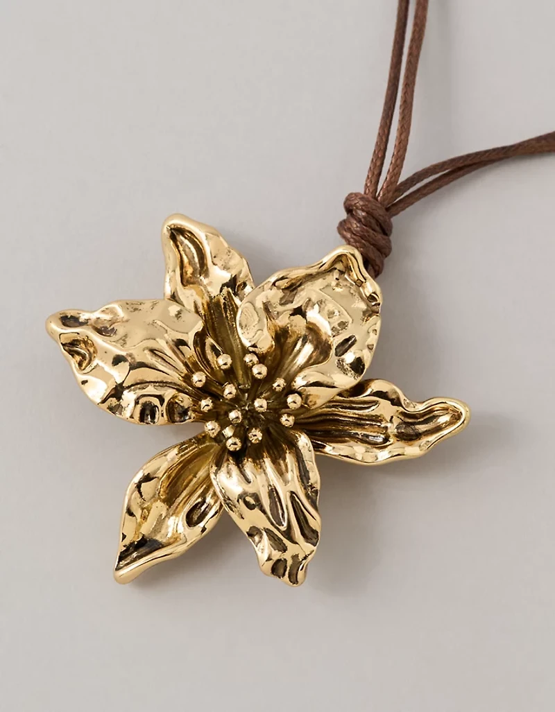 AE Boho Hibiscus Necklace