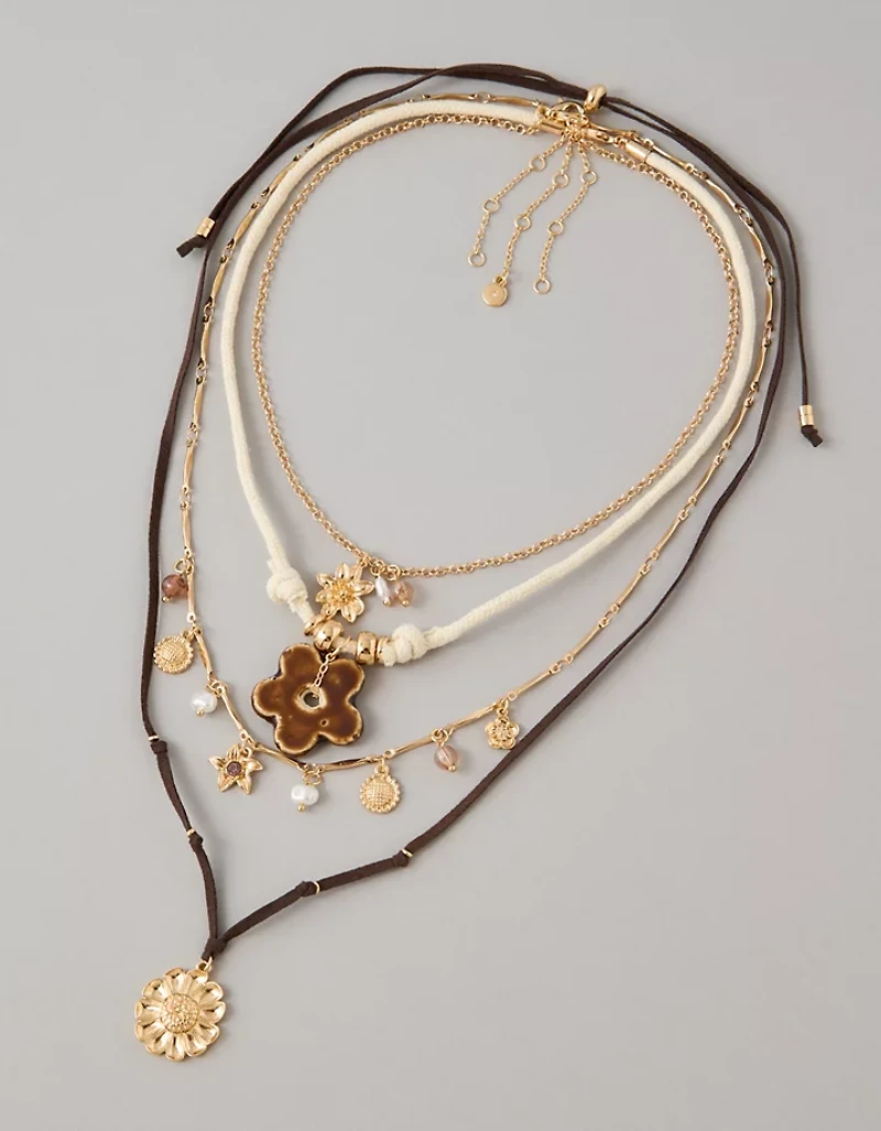 AE Corded Charm Necklaces 4-Pack