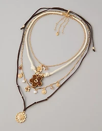 AE Corded Charm Necklaces 4-Pack