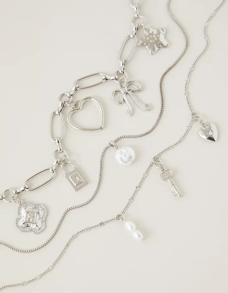 AEO Charm Necklace 3-Pack