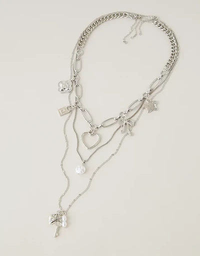 AEO Charm Necklace 3-Pack