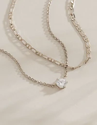 AE Keepers Collection Platinum Plated Necklace 2-Pack