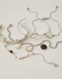 AEO Chain & Cuff Bracelet 5-Pack