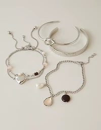 AEO Chain & Cuff Bracelet 5-Pack