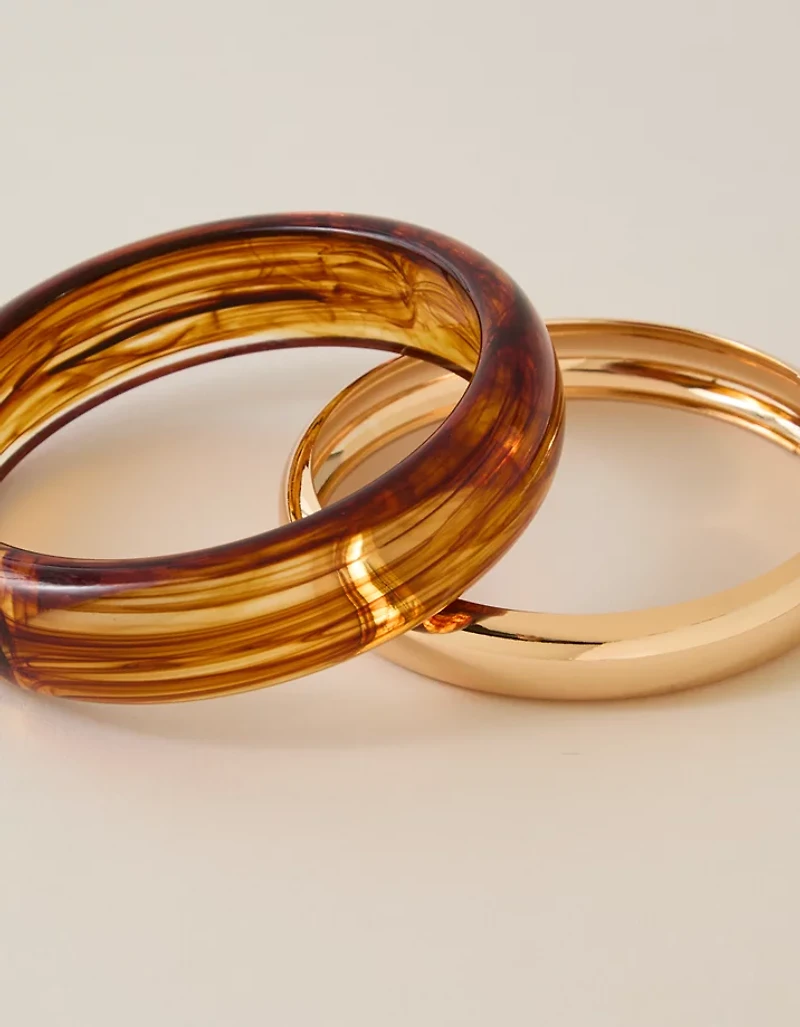 AEO Resin Bangle 2-Pack