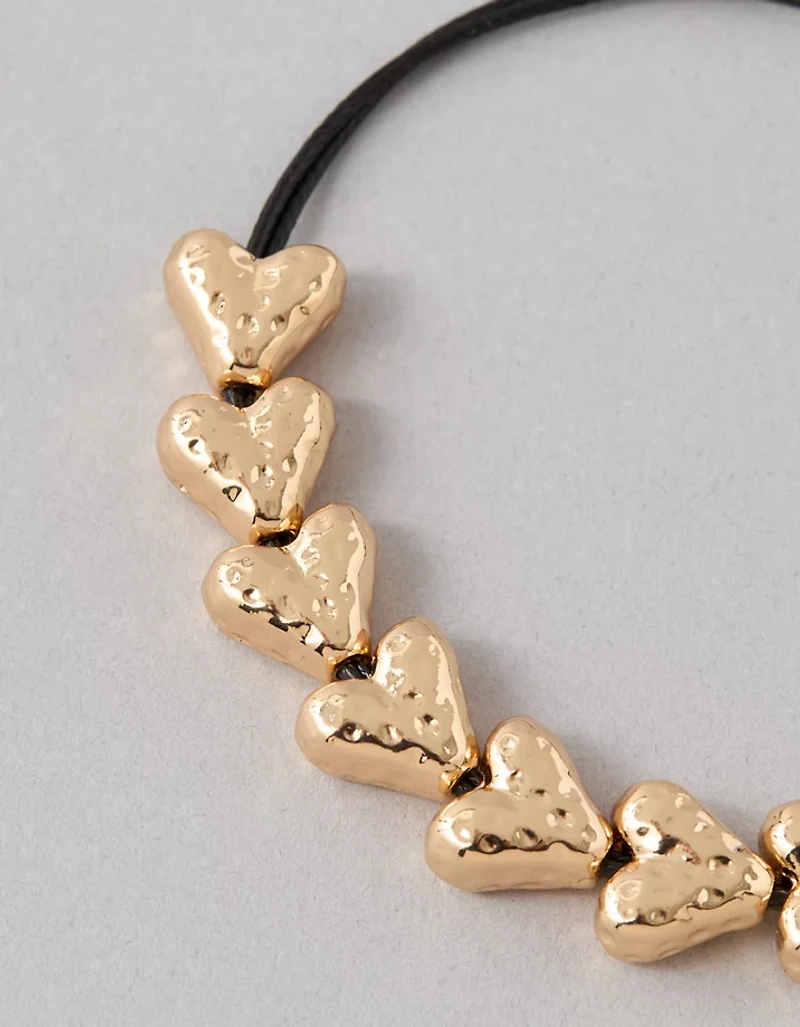 AEO Sculpted Heart Bracelet