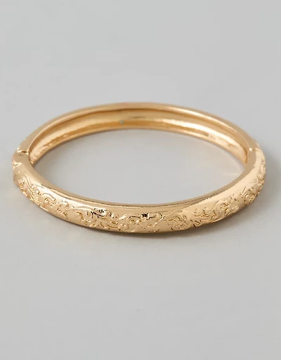 Bracelet jonc gravé AEO
