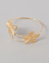 Bracelet-manchette à fleurs AEO