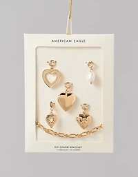 AEO Heart Charm Bracelet Kit 5-Pack