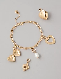 AEO Heart Charm Bracelet Kit 5-Pack