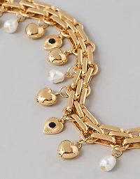 AEO Heart Charm Bracelet