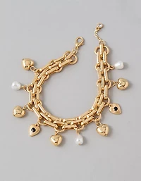 AEO Heart Charm Bracelet