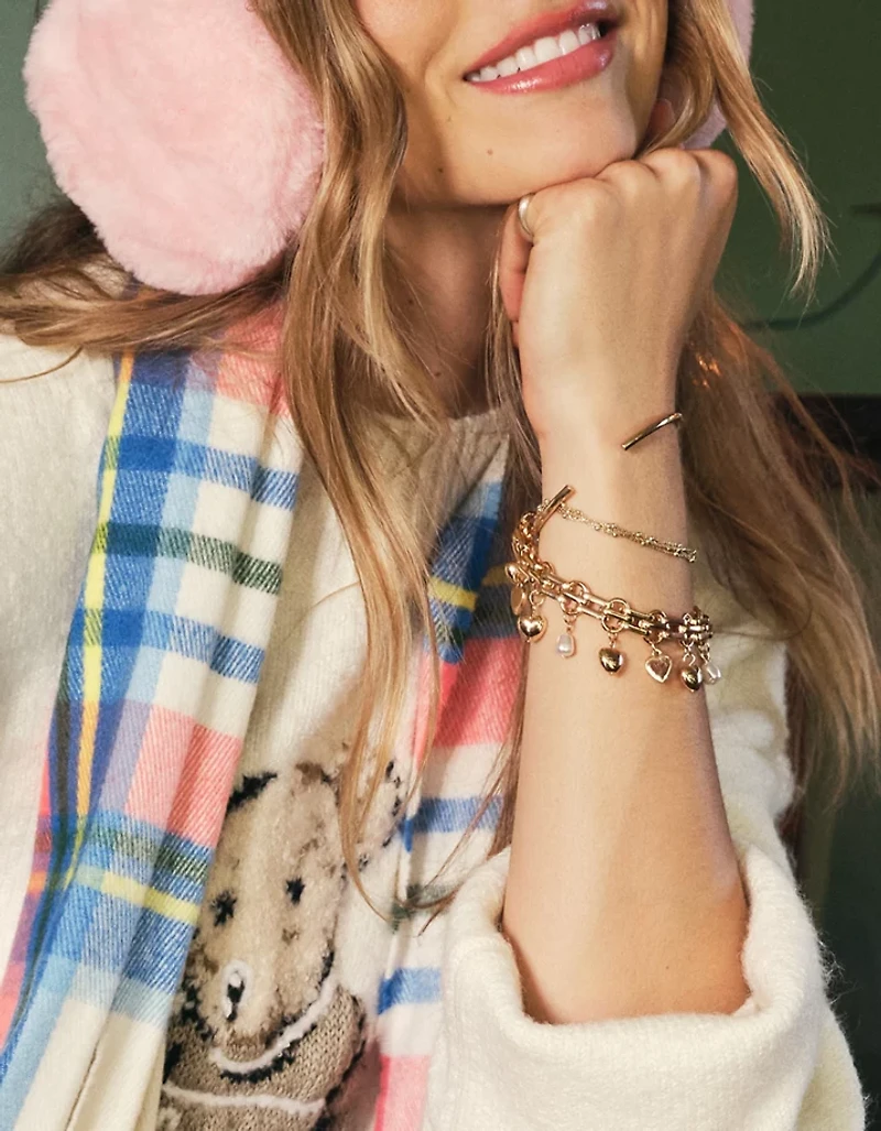 AEO Heart Charm Bracelet