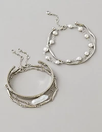 Manchette de bracelets Lot cinq AE