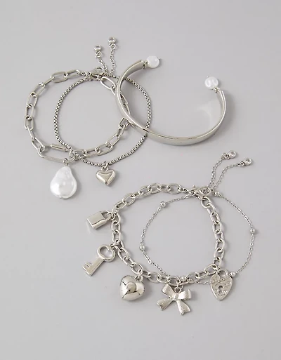 AE Silver Bracelet 5-Pack