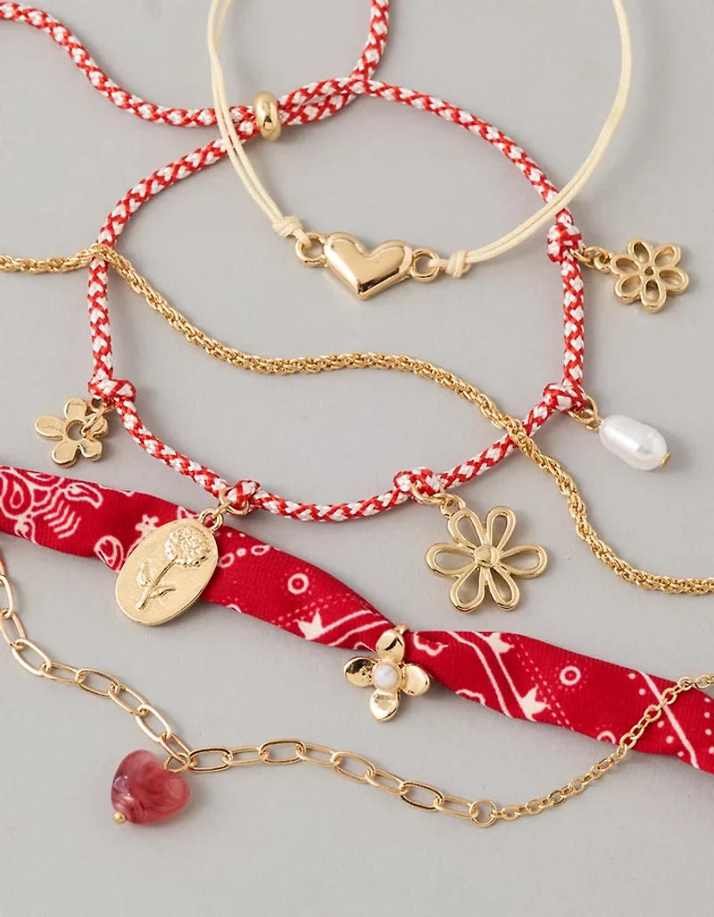 AE Mixed Media Bracelets 5-Pack