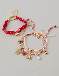 AE Mixed Media Bracelets 5-Pack