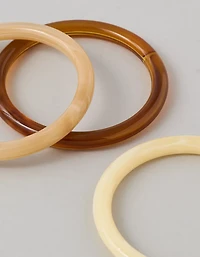 AE Chunky Brown Bangles 3-Pack