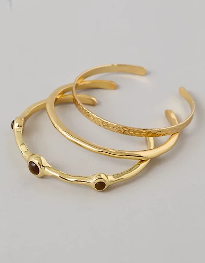 AE Fiber Charm Bracelets 3-Pack