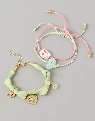 AE Beaded Bracelets 3-Pack