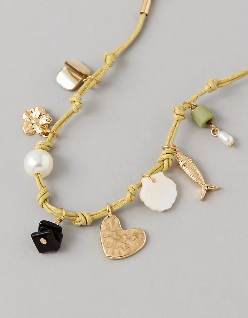 AE Corded Charm Anklet